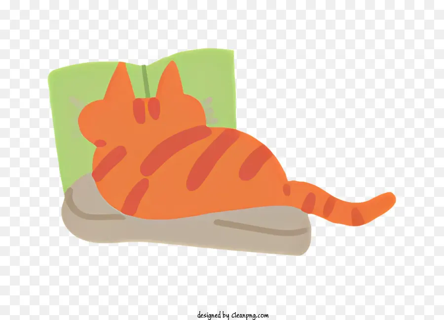 القط البرتقالي，روك PNG