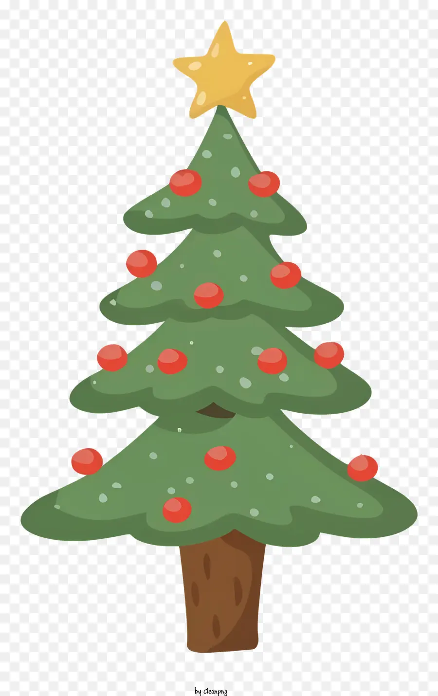 شجرة عيد الميلاد，التوت PNG