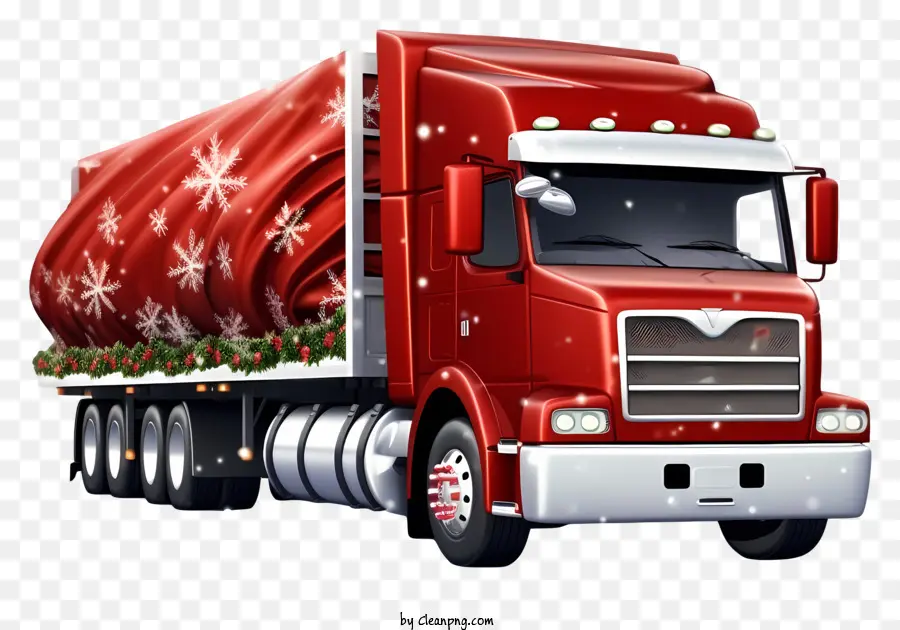 شاحنة ريد شبه，شاحنة عيد الميلاد PNG