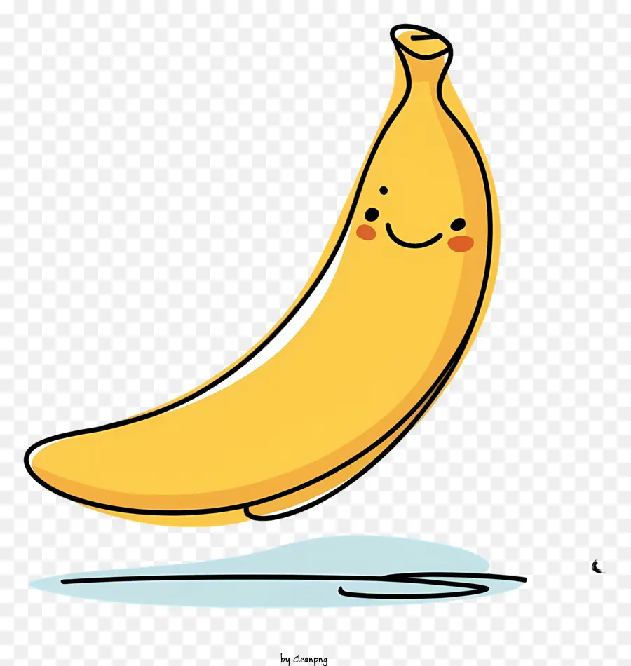 المبتسم الموز，الموز العائم PNG