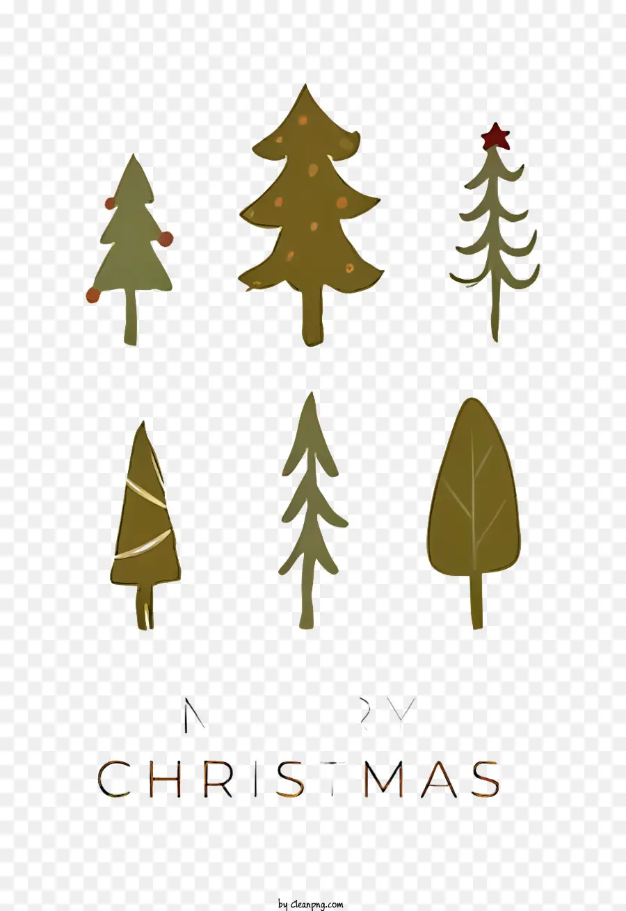 أشجار عيد الميلاد，الديكور الاحتفالي PNG