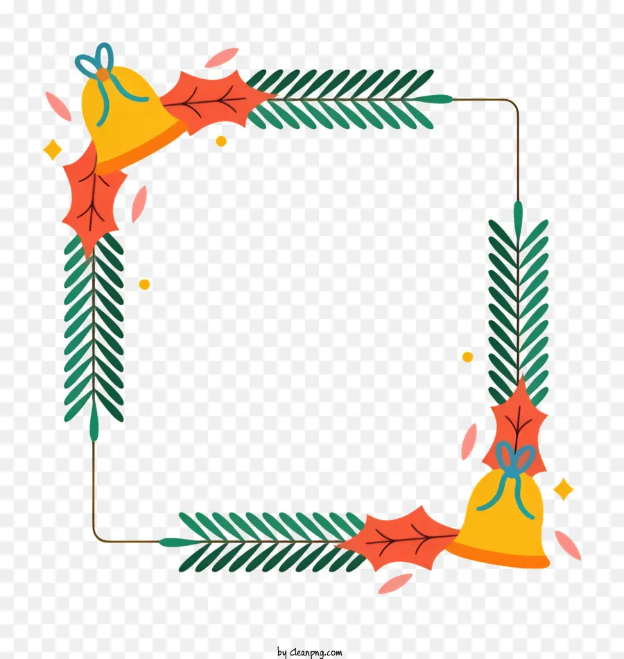 زينة عيد الميلاد，الأوراق الخضراء ، PNG