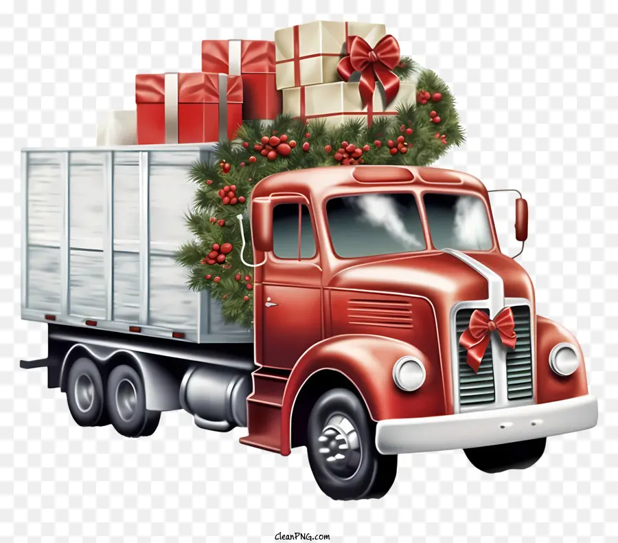 شاحنة عيد الميلاد，شاحنة ريد شبه PNG