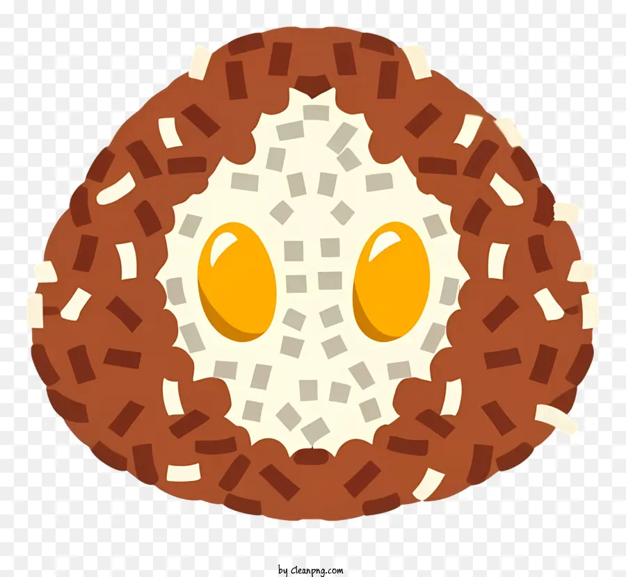 توضيح البيض，بيضة على الطراز المسطح PNG