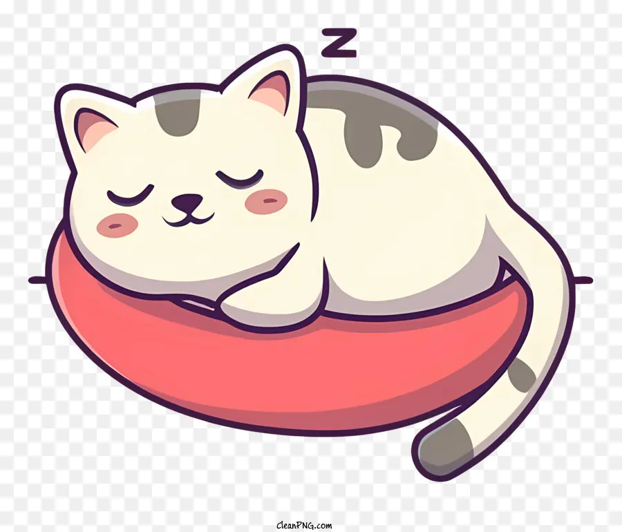 القط لطيف，النوم القط PNG