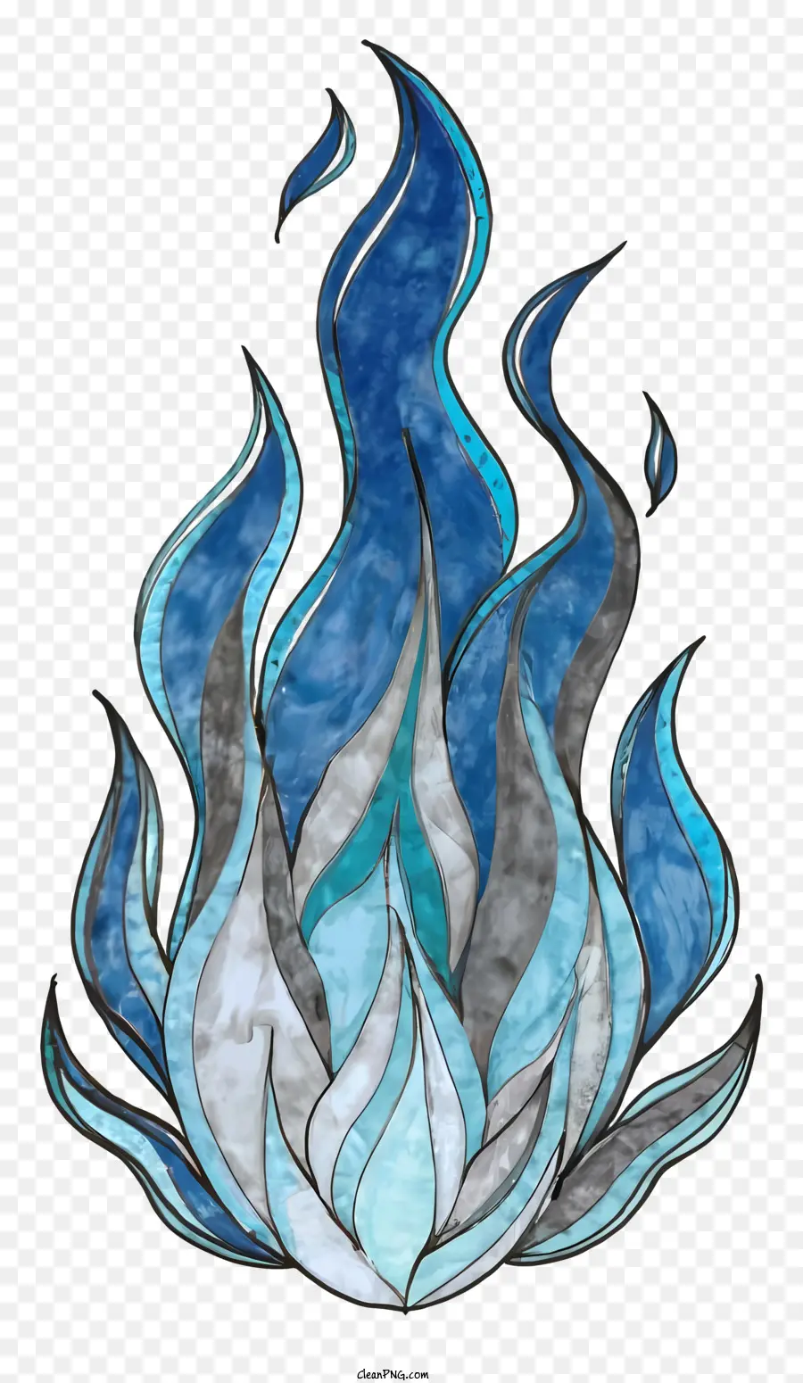 النار العائمة，الأزرق النار PNG