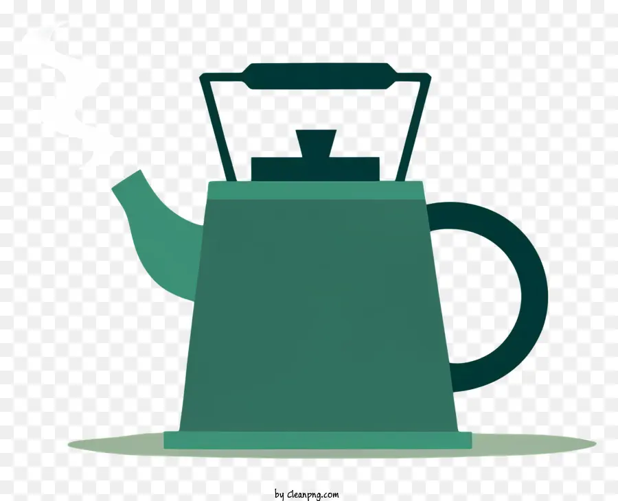 غلاية الشاي الأخضر，البخار PNG