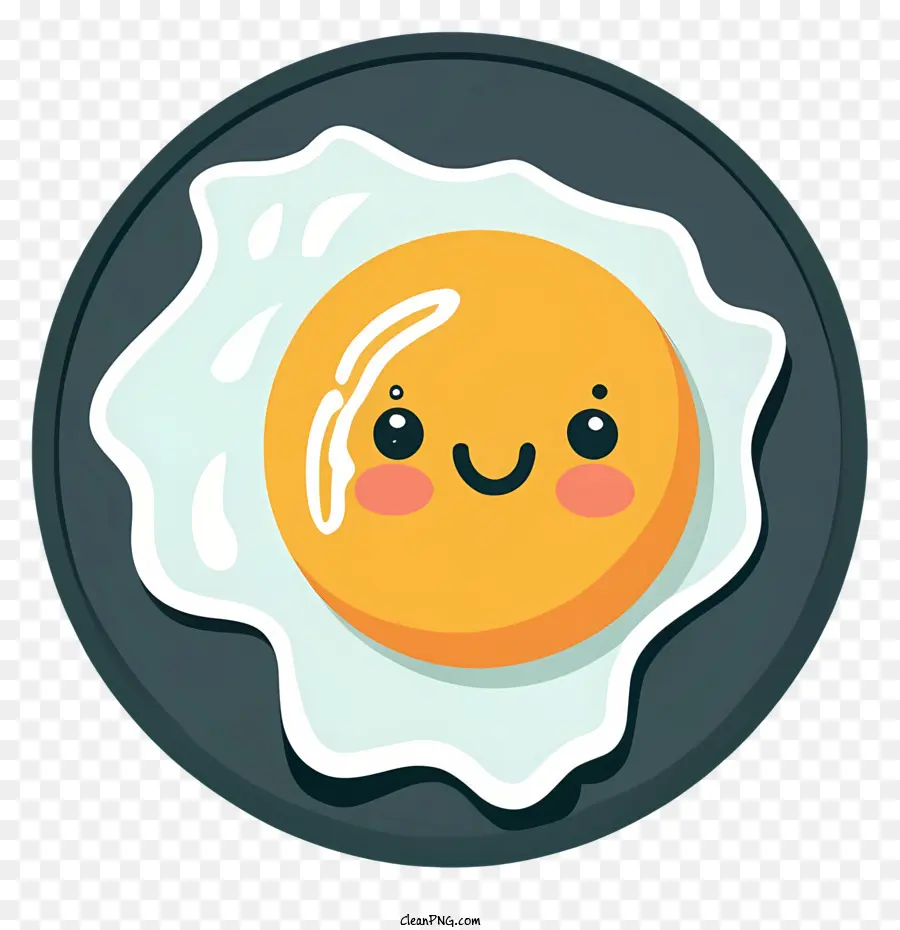 البيض المبتسم，البيض المقلي PNG