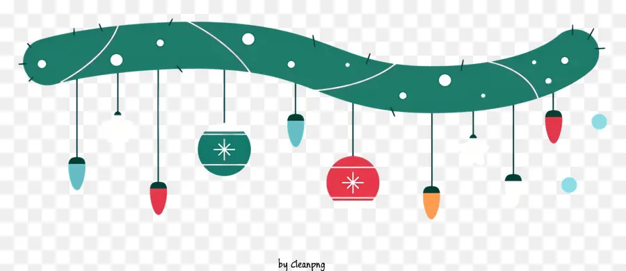 الأفعى الخضراء，أضواء عيد الميلاد PNG
