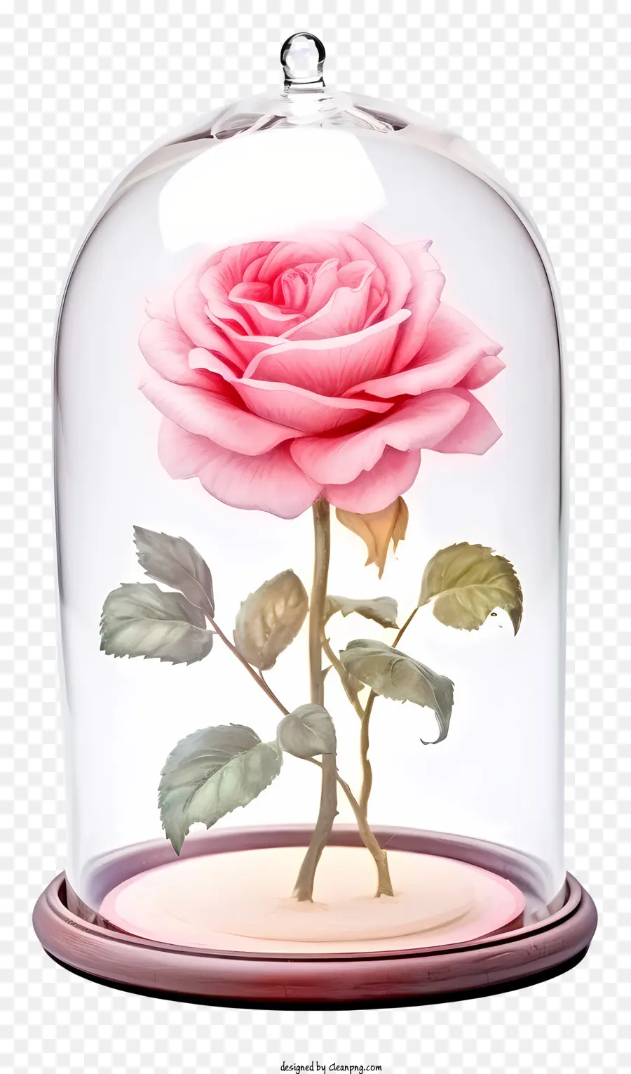 القبة الزجاجية，الوردي روز PNG