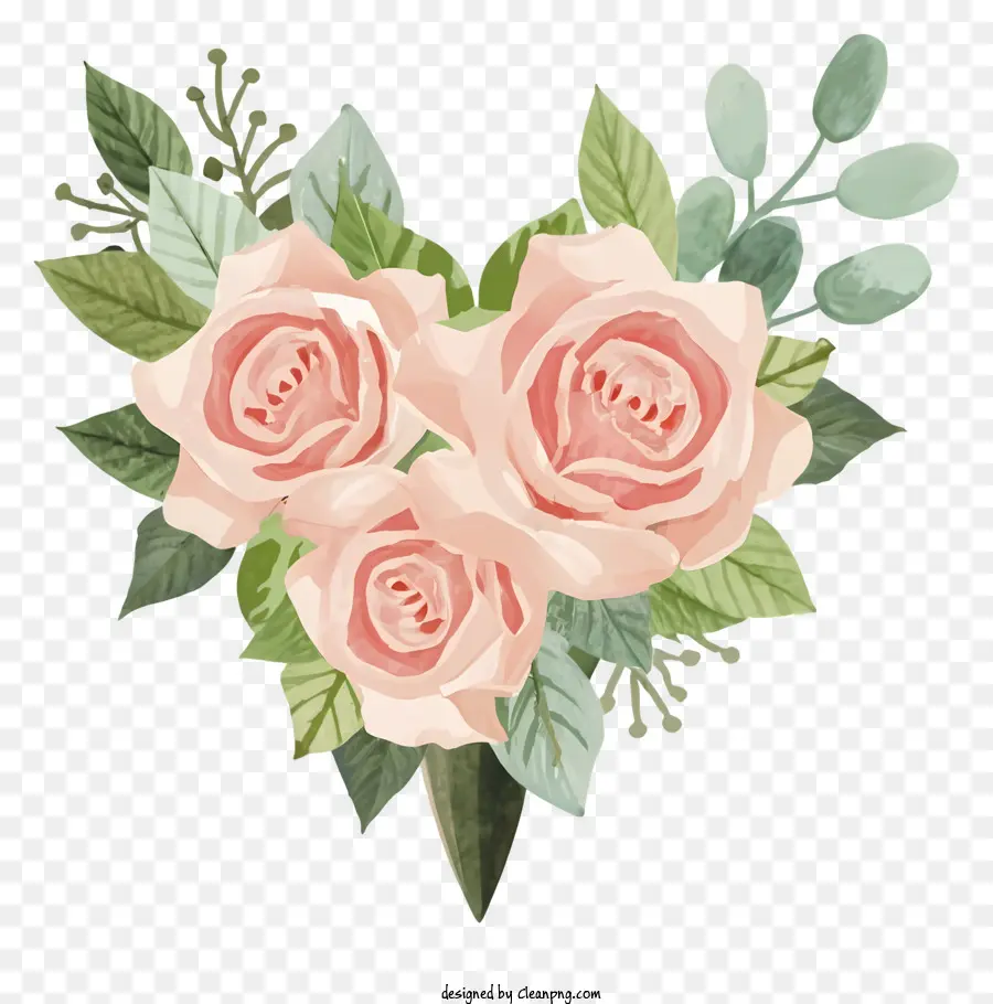 الوردي الورود，إناء الزهور PNG
