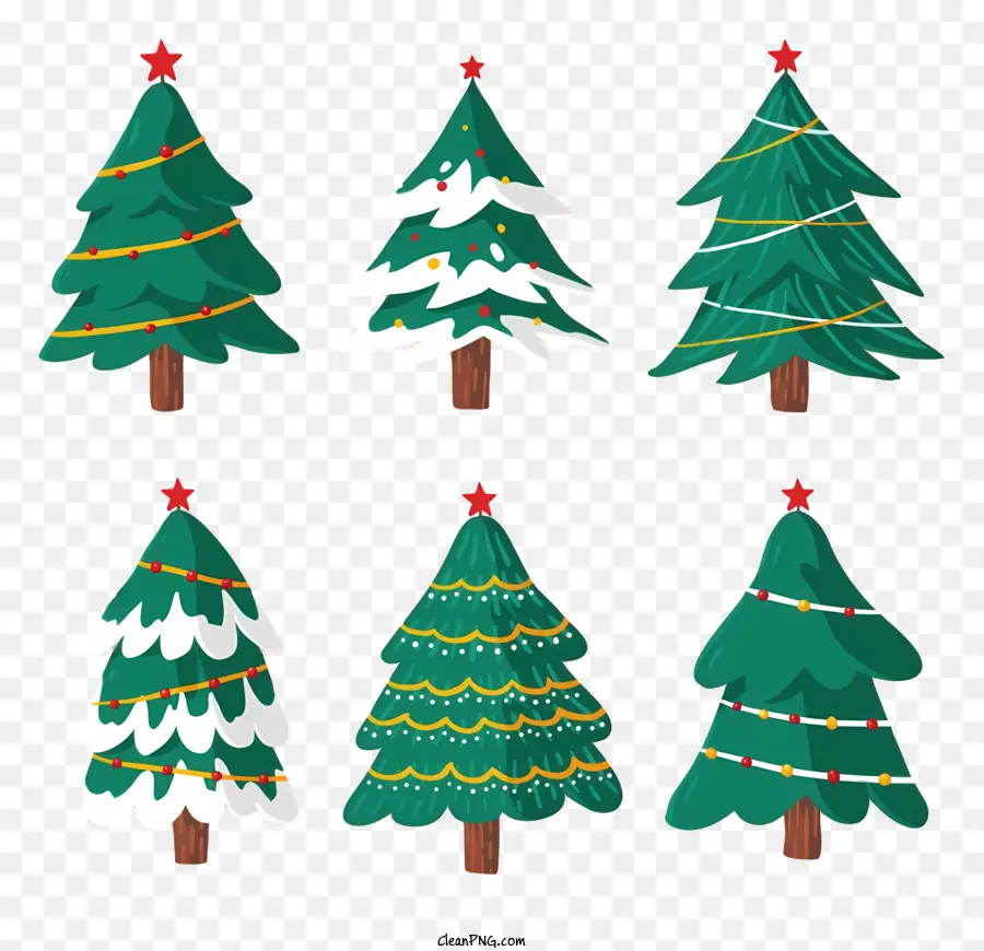أشجار عيد الميلاد，الزينة PNG