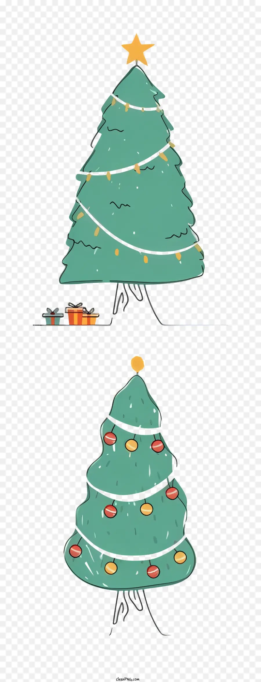شجرة عيد الميلاد，شجرة عيد الميلاد الخضراء PNG