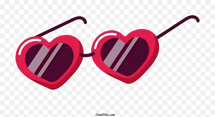 الوردي النظارات الشمسية，عدسات على شكل قلب PNG
