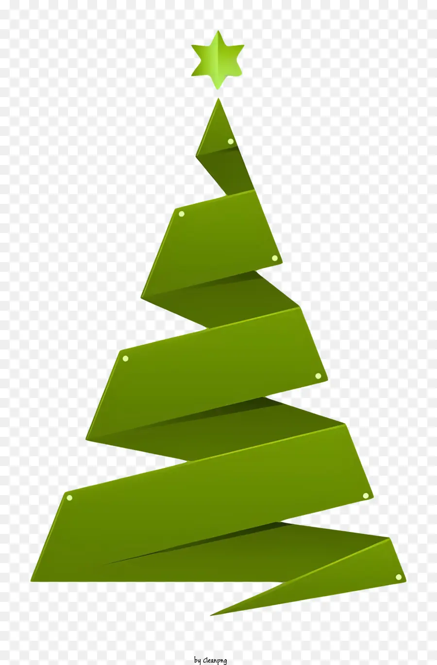 شجرة عيد الميلاد الخضراء，نجمة شجرة توبر PNG