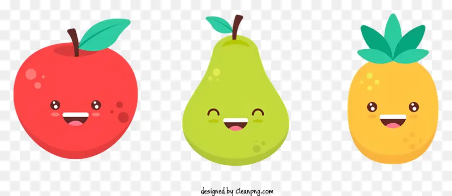 ثمار الكرتون，يبتسم الفاكهة PNG