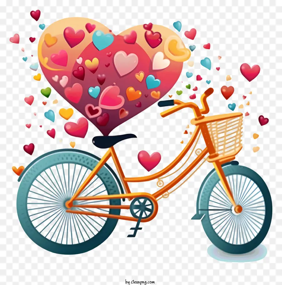 دراجة Lovethemed，دراجة حنون PNG
