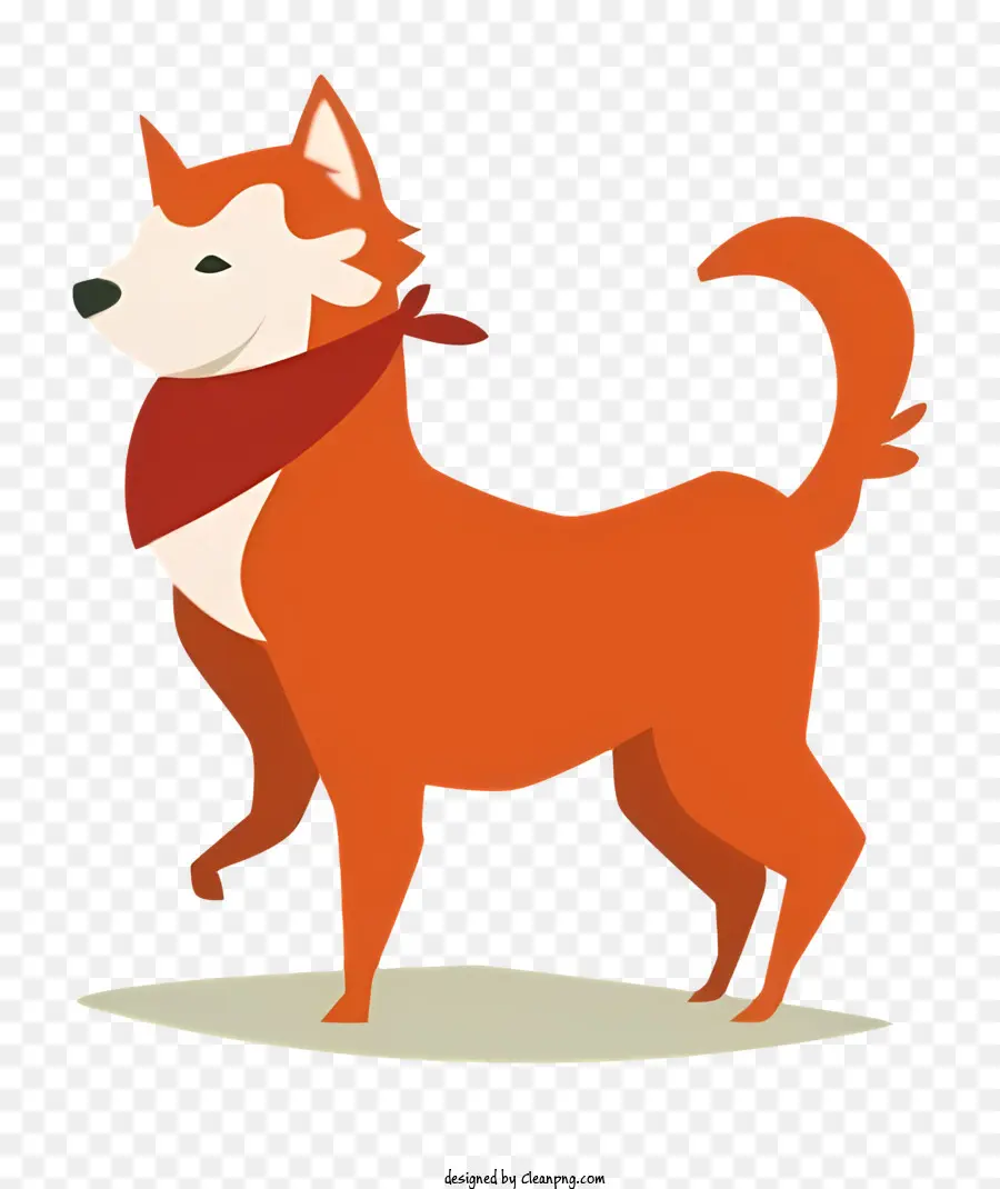 الكرتون الكلب，كلب برتقالي PNG