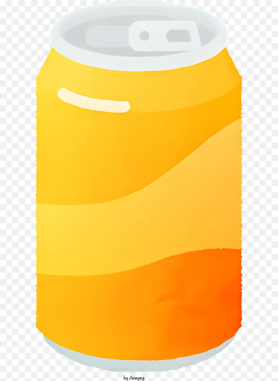 ألوان مائية التوضيح，علبة الصودا البرتقالية PNG
