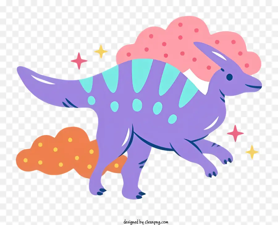 ديناصور أرجواني，ديناصور يقف PNG