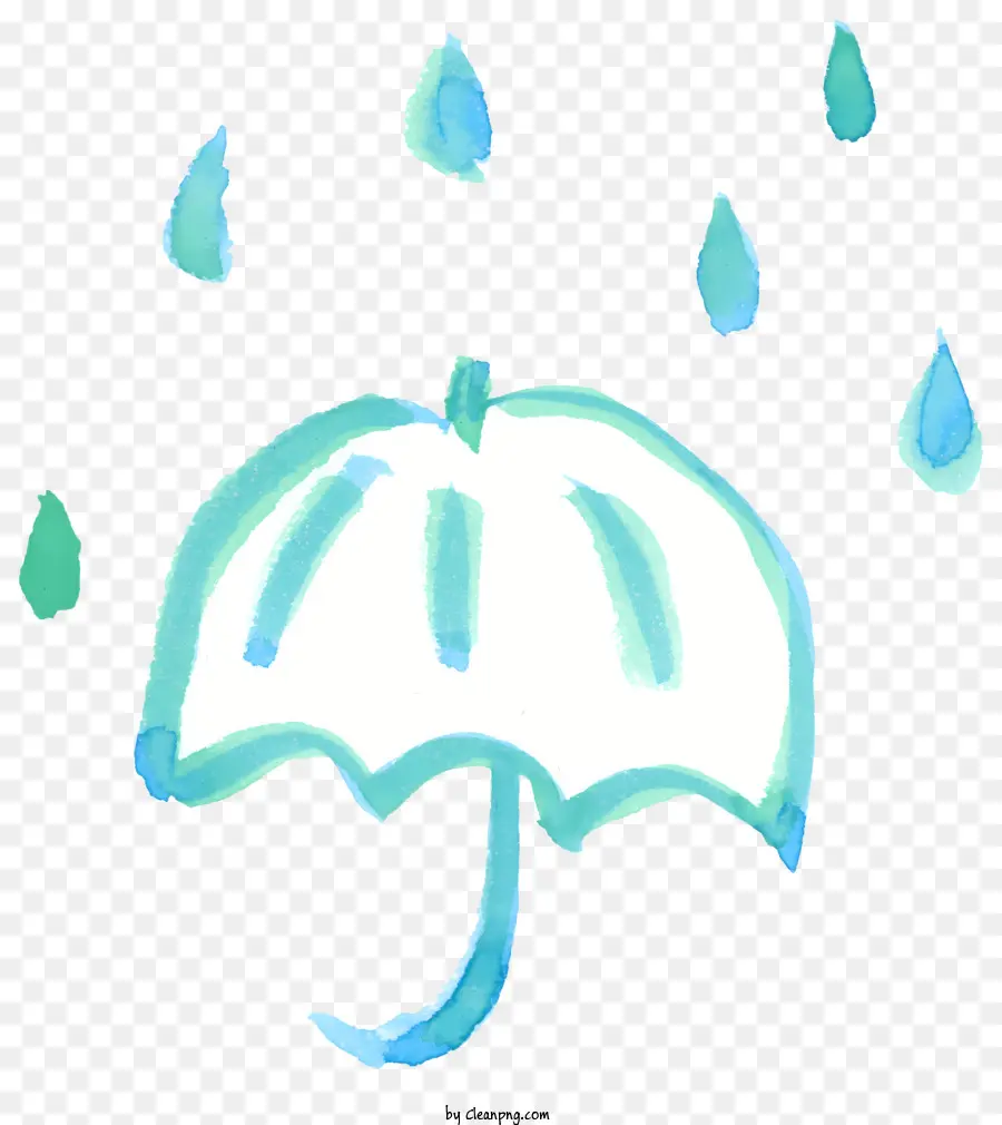 مظلة，قطرات المطر PNG