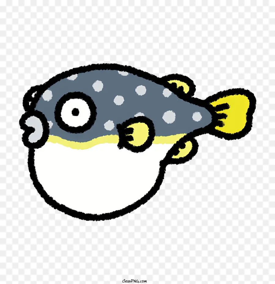 أسماك الجسم المستديرة，السمكة العيون السوداء PNG