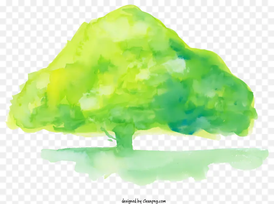 شجرة خضراء，فروع PNG