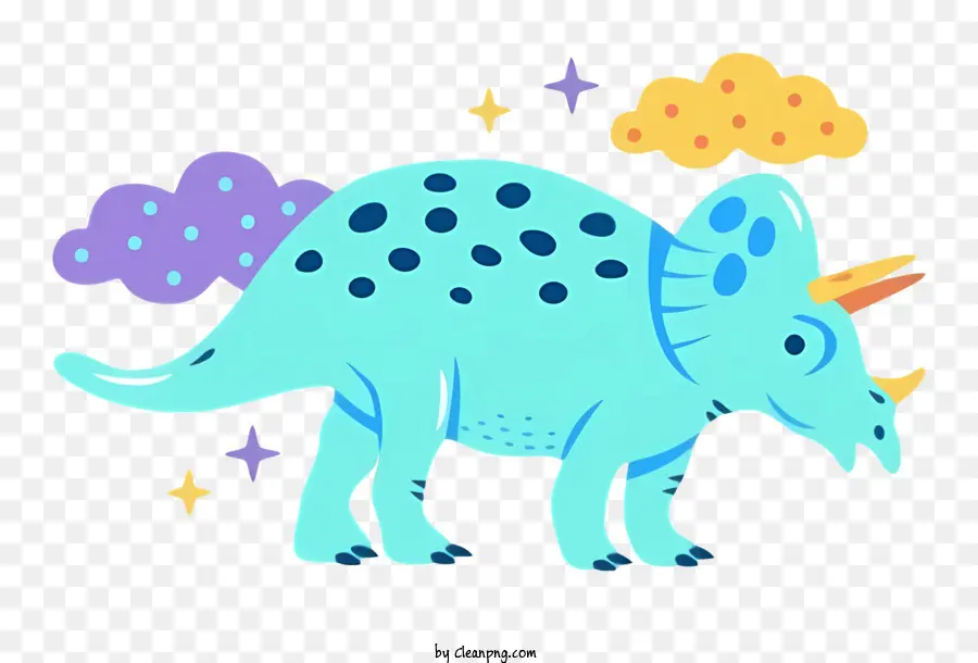 الكرتون ديناصور，الأزرق ديناصور PNG