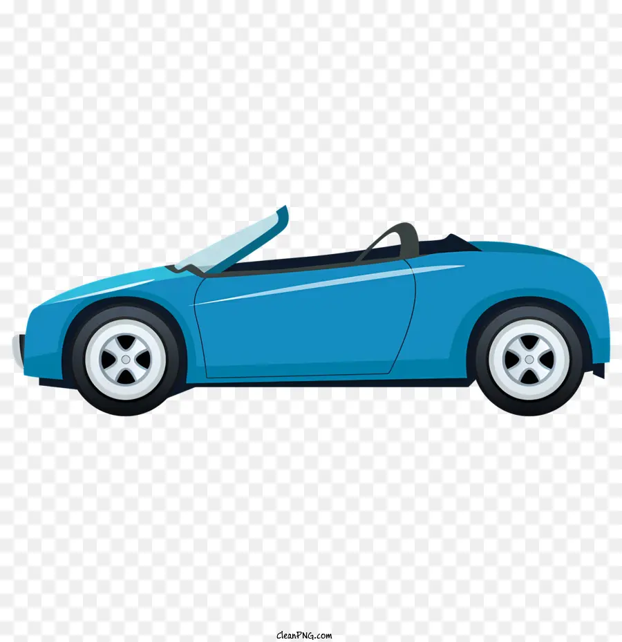 سيارة رياضية زرقاء，سيارة قابلة للتحويل PNG