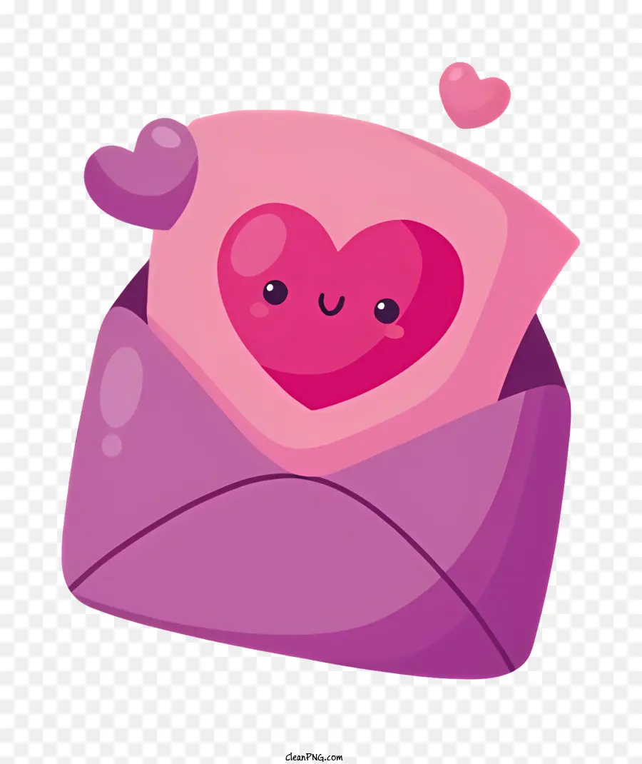 قلب البريد الإلكتروني，صورة القلب العائمة PNG