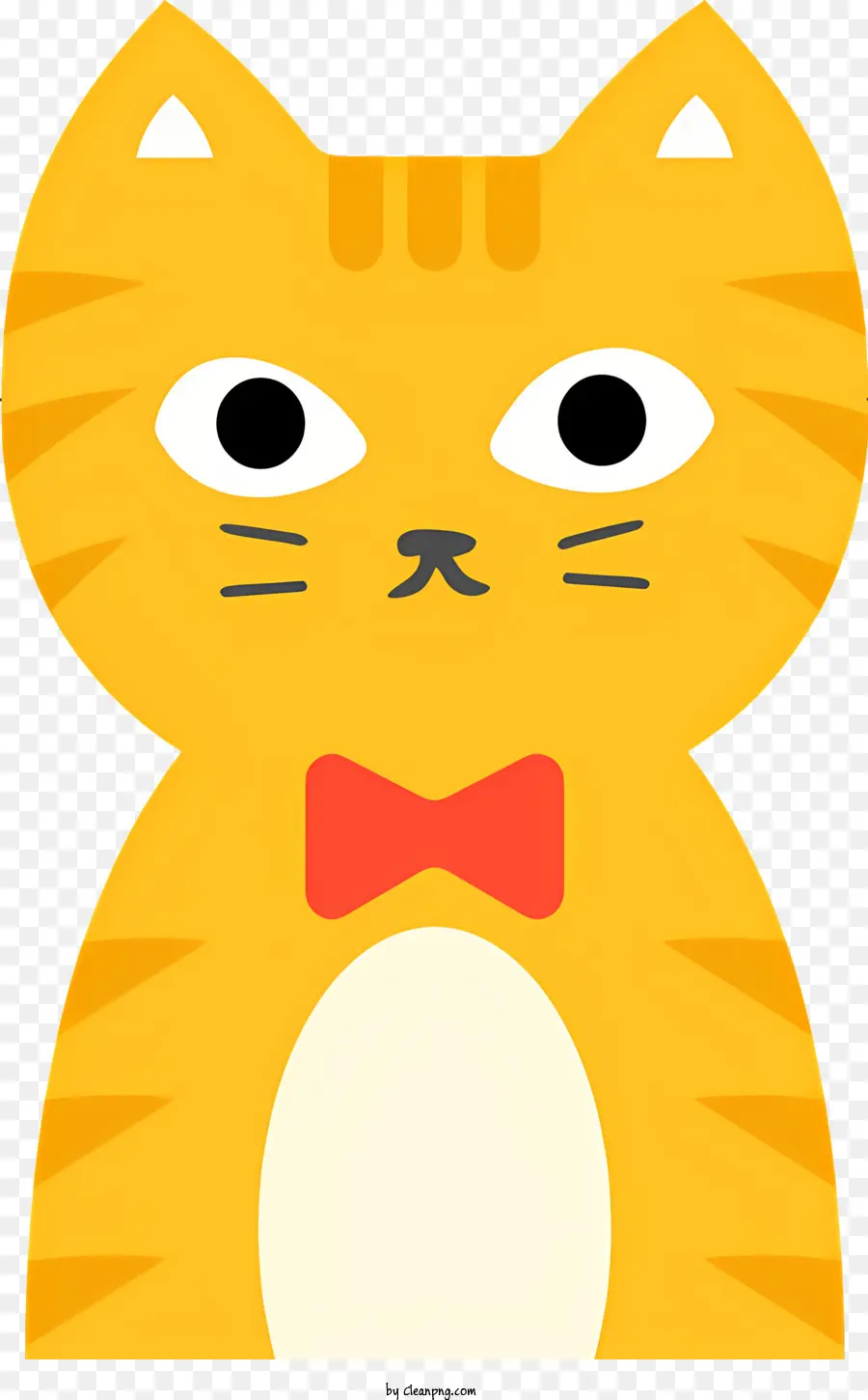 القط الكرتون，ربطة عنق حمراء PNG