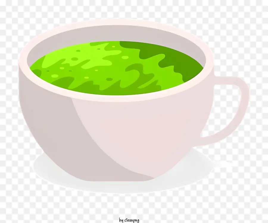 الشاي الأخضر，القدح PNG