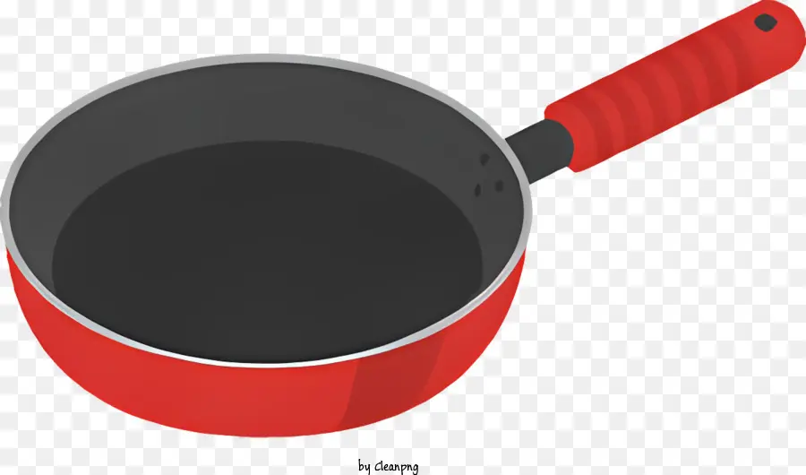 وعاء الطبخ الأحمر，وعاء الطبخ مع ملعقة PNG
