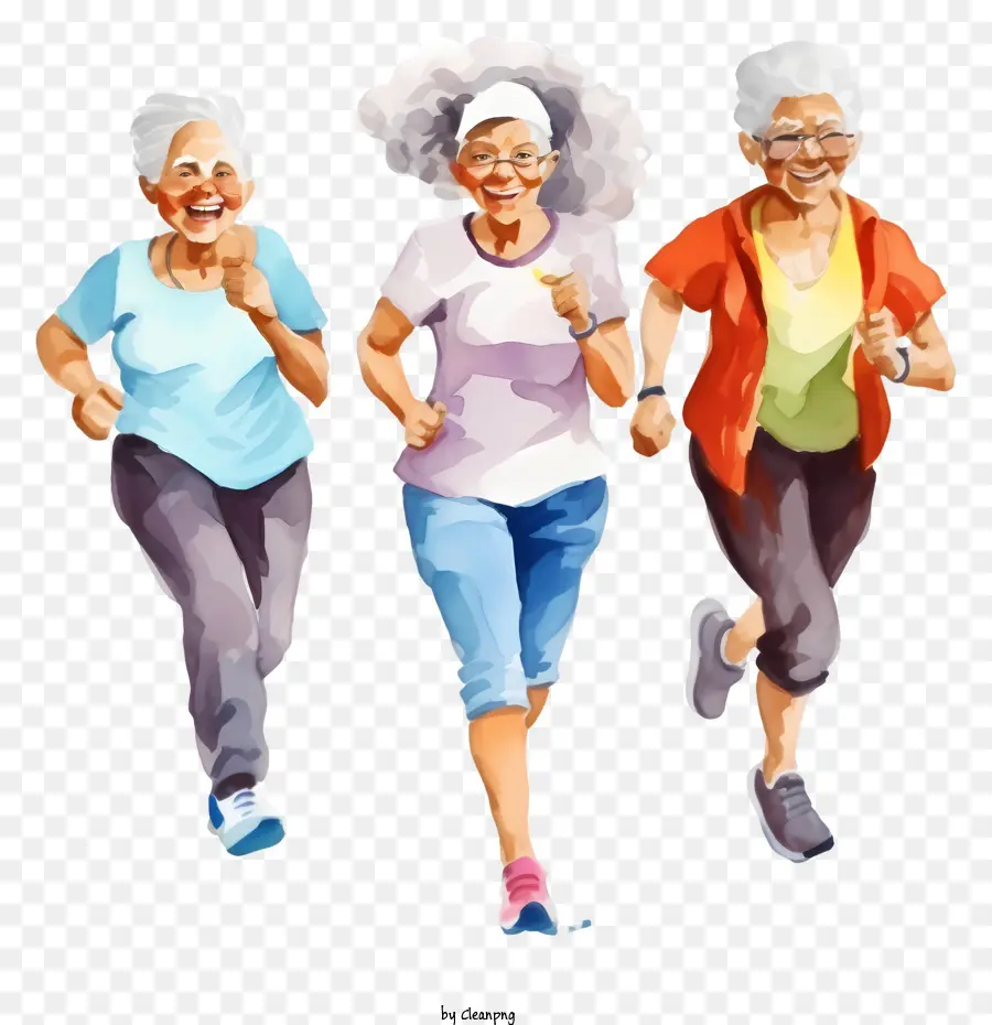الشيخوخة النشطة，اللياقة النسائية PNG