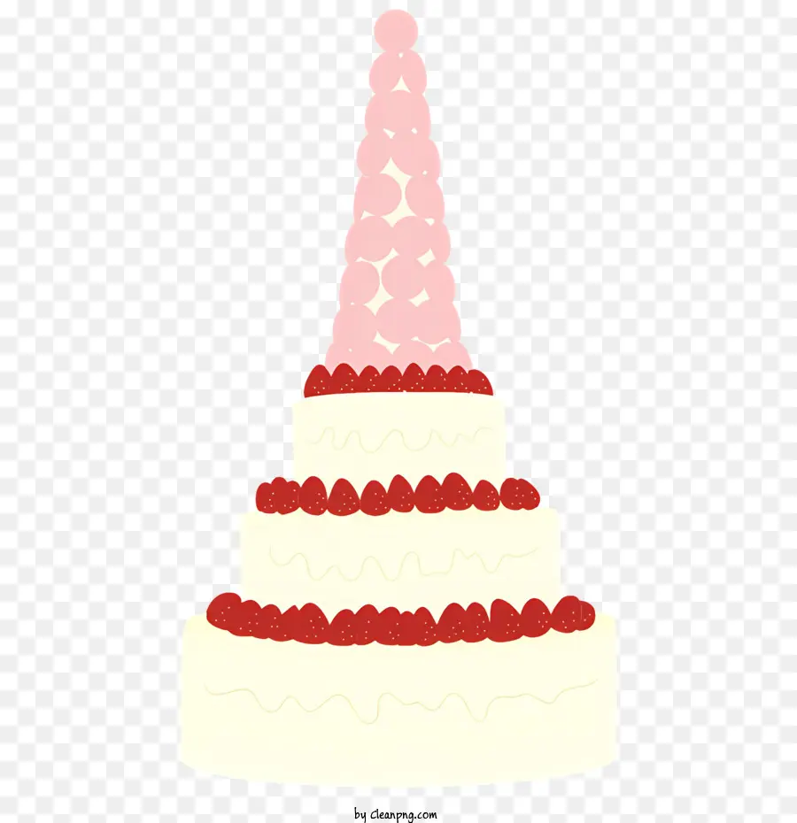 كعكة الزفاف，ثلاث طبقة كعكة PNG