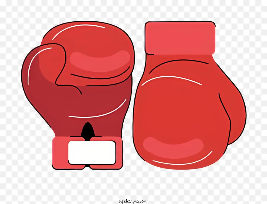 قفازات الملاكمة，الأحمر PNG