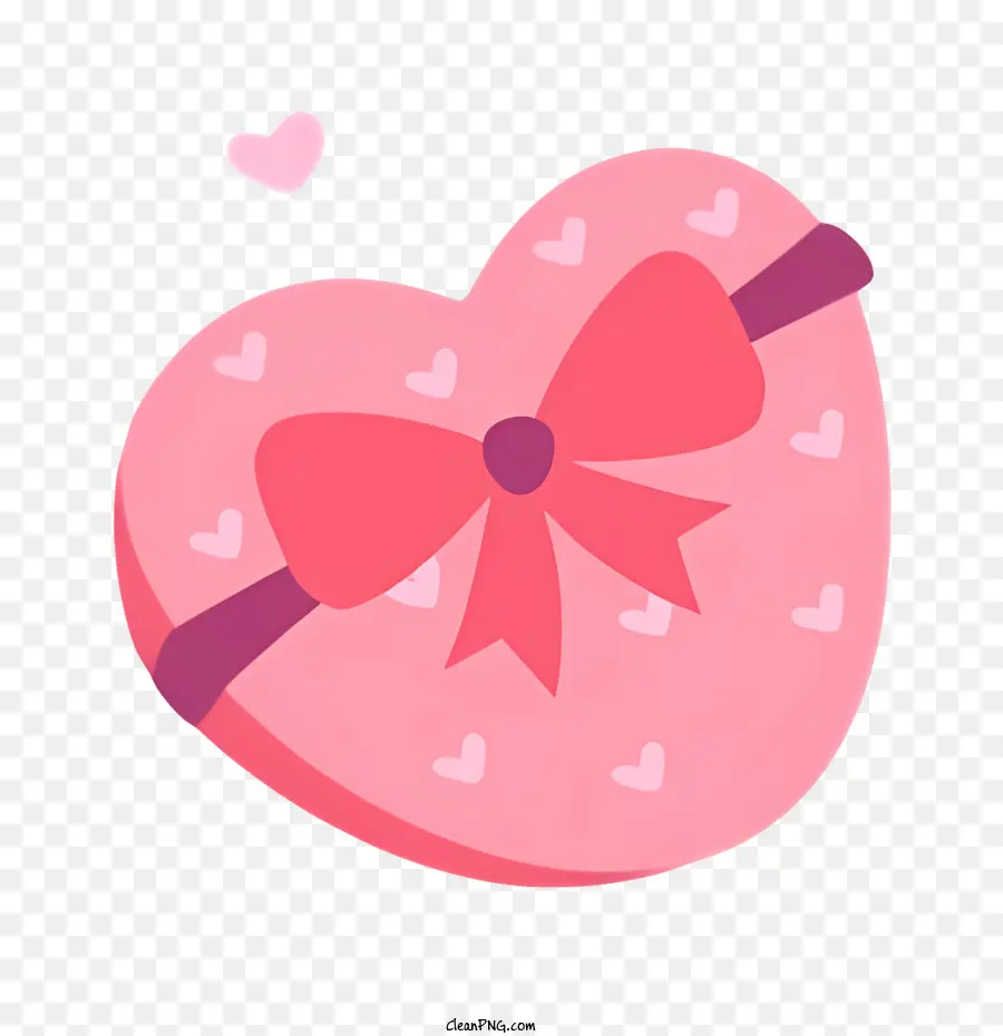 Heartshaped مربع，القوس الوردي PNG