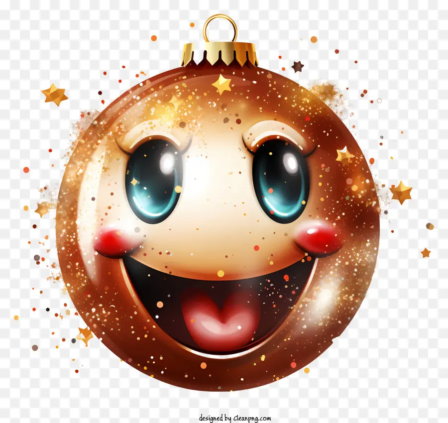 زخرفة عيد الميلاد ،，زخرفة مبتسم PNG