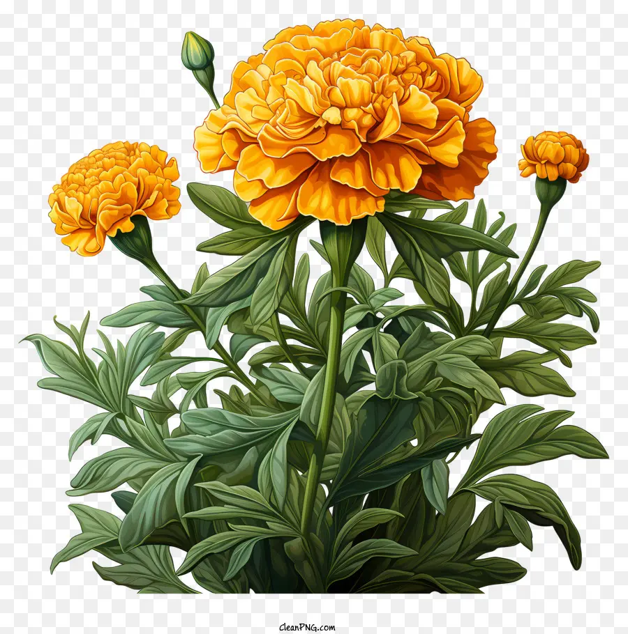 نبات القرنفل，زهور البرتقال PNG