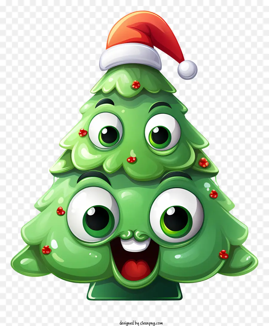 الكرتون شجرة عيد الميلاد，شجرة عيد الميلاد الخضراء PNG