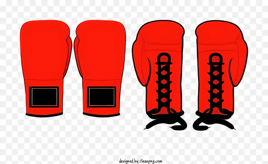 الأحمر قفازات الملاكمة，قفازات الملاكمة الاصطناعية PNG