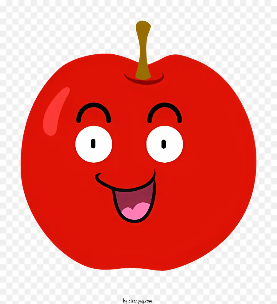 الكرتون，التفاح الأحمر PNG