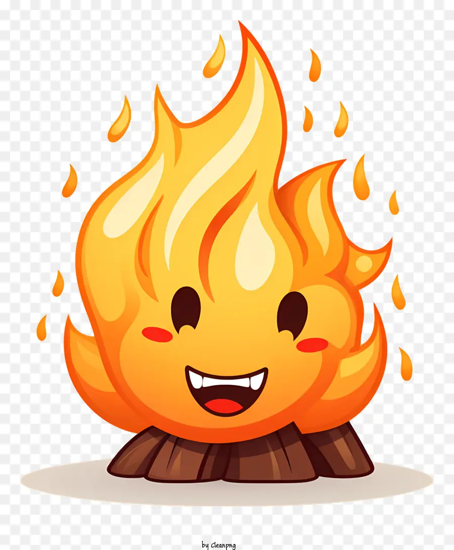 Lohri Bonfire，الكرتون النار PNG