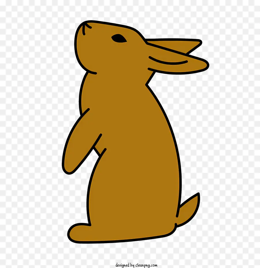 الكرتون，أرنب بني PNG