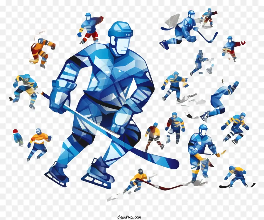 Doodle Ice Hockey，هوكي الجليد PNG
