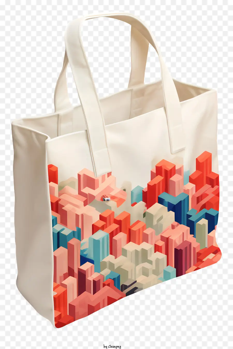 حمل حقيبة，تصميم متعدد الألوان PNG
