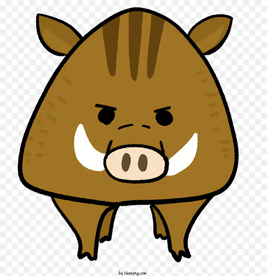 الكرتون，الخنزير البري PNG