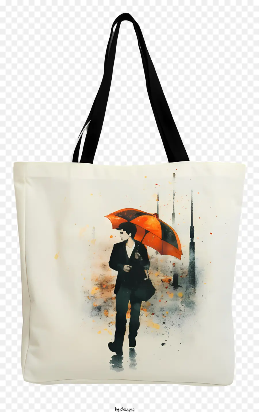 حمل حقيبة，رجل مع المظلة PNG