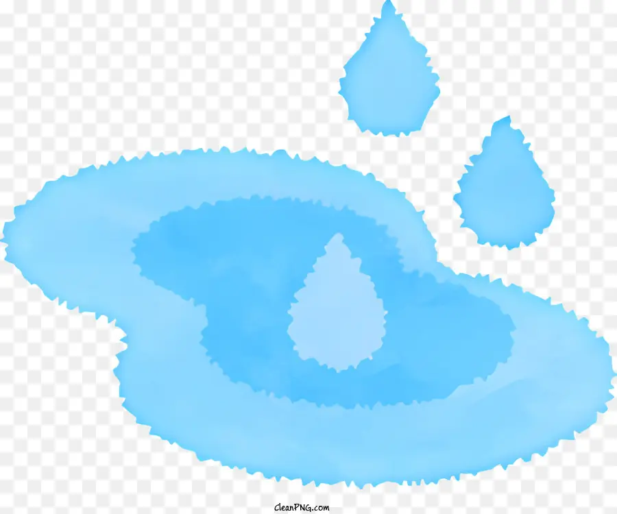 الكرتون，قطرات الماء PNG
