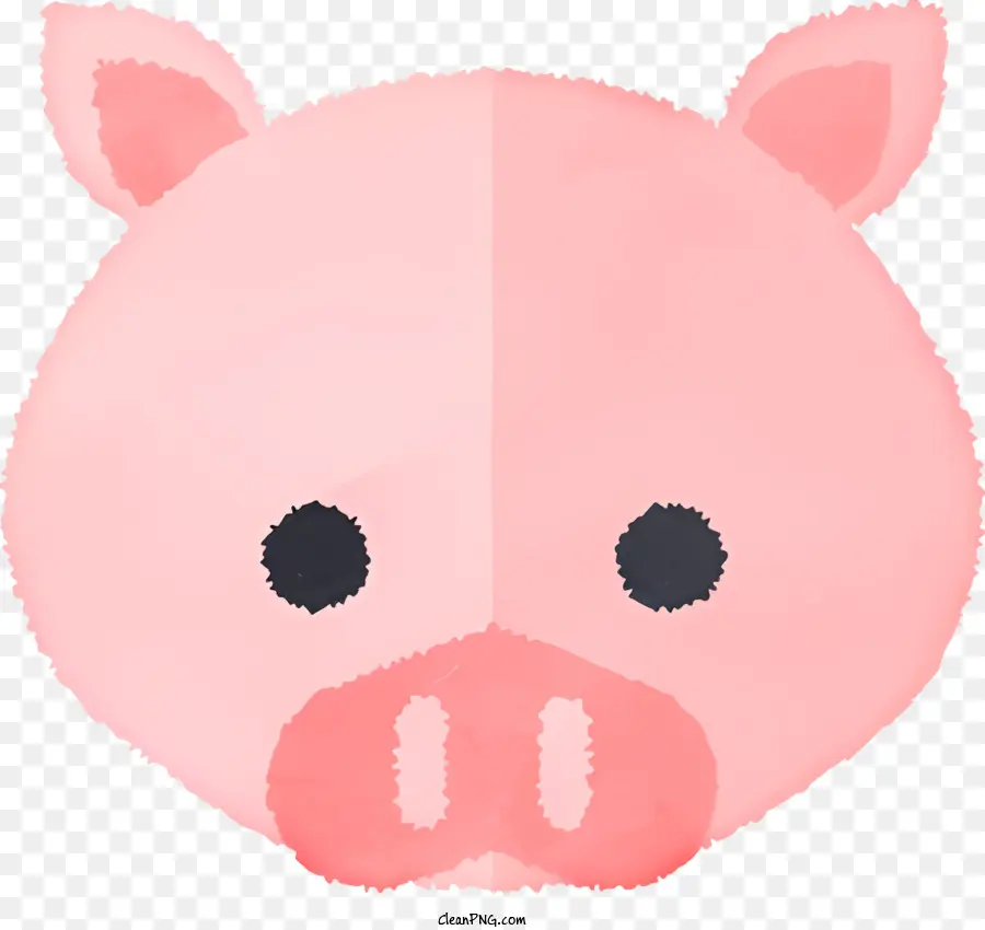 الكرتون，الخنزير الوردي PNG